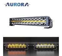 Barra LED AURORA D10 590mm 300W con luce posizione Bianca/Ambra