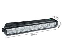 Barra Led Fuoristrada Slim 30W 12V 24V 10'' 26cm Con Daylight Luce Diurne IP67 E