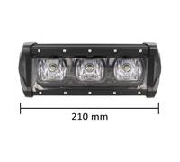 Barra Supplementare Led Fuoristrada Work Light Bar 21W 21cm 12V-48V 3X7W Lente F