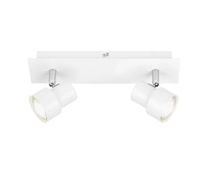 Barra LED GU10 Rock bianco 5W 460 lumen 2 spot