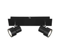 Barra LED GU10 Rock nero 5W 460 lumen 3000K 2 spot