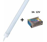 Barra led sottopensile 1mt in alluminio 12V 10W 120 led luce calda fredda natur. [EEK: E]