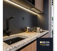 Barra LED Sottopensile Su Misura fino a 300cm profilo SLIM "BIANCO" 15X6mm