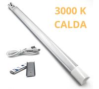 Barra Led Sottopensile Varie Misura Luce Calda Fredda sensore pir ricaricabile [EEK: A+++]