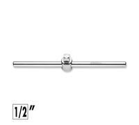 BARRA LEVA A T SCORREVOLE ATTACCO 1/2" LUNGHEZZA 250mm ACCIAIO CR-V MUNDIAL