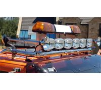 Barra Luci Da Tetto DAF XD XDC XFC 2023+ Con Spot LED Beacon Corno E Staffe
