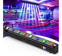 Barra Luci Moving Head, 8×10W LED RGBW Beam E Strobo Con DMX512 RDM E Controllo Sonoro, Illuminazione DJ 9/39CH Per Disco, Club, Show, Matrimonio E Festa