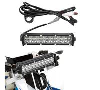 Barra luminosa a LED a doppia, 20,3 cm, 10-30 V, impermeabile, per fuoristrada, con kit di cablaggio, universale, per la maggior parte dei manubri da 7/8" YZ125 YZ250F WR250F KLX110 CRF110F Dirt