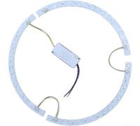 Barra luminosa a LED curva da 38 cm per ventilatori a soffitto, striscia magnetica tricolore da 36 W, decorazione moderna per la casa (striscia luminosa + driver)