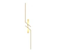 Barra luminosa a LED moderna regolabile per specchio Luce sopra lo specchio per bagno camera da letto soggiorno(Gold left,120cm)