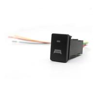 Barra luminosa a LED per auto BSM con radar musicale, interruttore per telecamera anteriore, alimentatore, adatto per Toyota Camry, Prius, Corolla, Prado(Bar)