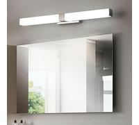 Barra Luminosa a LED per Specchio da Trucco, Illuminazione cromata e per Quadri, lampade Frontali per Specchio da Trucco in Acciaio Inossidabile, Lampada da Parete Moderna per Trucco, Lampada da