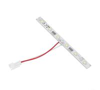 Barra luminosa a LED sottile in metallo per frigorifero, 12 x 1 cm, illuminazione a risparmio energetico, facile installazione, per modelli W27-105