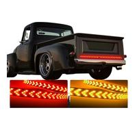 Barra luminosa per portellone posteriore per camion, striscia di luci freno a LED Indicatori di direzione Luci stroboscopiche Luce di retromarcia 12-24V 12W Kit luce posteriore (1,8 m)