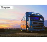 Barra Luminosa Tetto BLACK Con LED E Fari Per Volvo FM 2&3 Low Cab