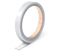 Barra magnetica da parete autoadesiva in lamiera d'acciaio come base adesiva per magneti, larghezza 19 mm, lunghezza 2,5 m, facile da tagliare, per magneti I mag244