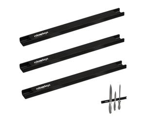 Barra magnetica Supporto per coltelli Asta appendi utensili 3 pz. 30 cm