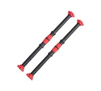 Barra Manubrio per Manubri Spinlock 50cm, Set 2 Pezzi Colore Casuale | Acciaio e Plastico, Rosso, con 4 Dadi Inclusi, per Warm Ups e Back Training Colore Casuale