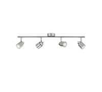 PHILIPS MERANTI FARETTO 4 LUCI NICKEL IN METALLO CROMATO OPACO 4 LUCI 4X35 W 5