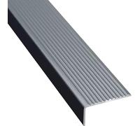 Barra Metallica di Protezione del Bordo della Scala della Striscia di Sicurezza, Strisce di Rivestimento per Bordi per Gradini Esterni E Interni, Gradini per Scale per Sicurezza E A, Dark Gray