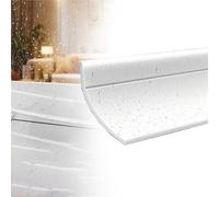 Barra meteorologica for finestra Deflettore pioggia for veicolo Gomma bianca autoadesiva Larghezza 25-45 mm 1-10 pezzi(2 Pcs,Width 25mm)