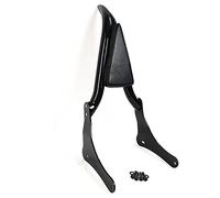 Barra nera Sissy staccabile Passeggero Schienale Pad Posteriore Adatto per Kawasaki Vulcan S EN 650 VN650 S650 650 650 cc [24 Pollici]