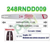 BARRA OREGON POWER MATCH 248RNDD009 PASSO 3/8" x 1,5 mm x 84 MAGLIE - 60 cm