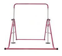 Barra orizzontale per ginnastica, barra orizzontale pieghevole, barra orizzontale per ginnastica, attrezzatura per l'allenamento, fitness all'aperto, regolabile in altezza, rosa specificaMateriale pri