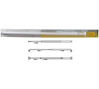 Barra Para Cortina Ducha Extensible Aluminio Blanco 70 a 125 cm.