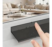 Barra Parapioggia 196,6", Bordo Autoadesivo In Gomma Con Bordo Da 5,5 Cm, Deflettore Pioggia E Tappo Antigoccia, Guarnizione Impermeabile Smussata A 135° Per Porte, Finestrini E Auto(1pc)