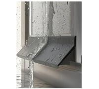Barra parapioggia impermeabile for finestre - Guarnizione autoadesiva con angolo di 135° for protezione dalla pioggia - Previene le perdite for finestre scorrevoli, finestre a battente e veicoli(500cm