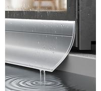 Barra parapioggia per finestre, Parapioggia for finestra in gomma siliconica autoadesiva multicolore 2,5-6 cm x 3 m(Transparent,6cm*3m)