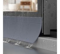 Barra parapioggia per finestre, Striscia antipioggia in gomma autoadesiva for finestre, multicolore, 7-11 cm x 1-5 m(Grey,7cm*2m)