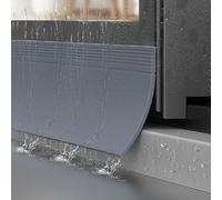 Barra parapioggia per finestre, Striscia antipioggia in gomma autoadesiva for finestre, multicolore, 7-11 cm x 1-5 m(Grey,9cm*1m)