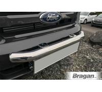 Barra Paraurti Anteriore Faro per Ford Ranger 2012 - 2016 Acciaio Inox