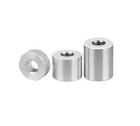 Barra per cuscinetti in lega di alluminio, diametro interno 6,2 mm, diametro esterno 10 mm, altezza 2-28 mm, confezione da 5 (6,2 x 10 x 25 mm (5 pezzi))