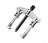 Barra per estrattori a doppia gamba cromata con due artigli, strumento resistente per rimuovere cuscinetti, pulegge e ingranaggi, include cuscinetto di spinta all'albero (15,2 cm)