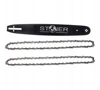 Barra per motosega da 15" .325" .058" 64 maglie + 2 catene Stoner S12380