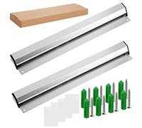 Barra per ordinazioni 2 pezzi, Alluminio, Argento, 30 cm, Barra Porta Comande Appendi Scontrini per scontrini gastronomici per cucina, hotel, bar, ufficio, ordini, biglietto