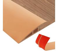 Barra per porte in PVC, profilo di transizione, autoadesiva, compensazione dell'altezza di 5 - 10 mm, listello di transizione per il collegamento di fughe e soglia del tappeto, piastrelle da 1 m