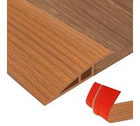 Barra per porte in PVC, profilo di transizione, autoadesiva, compensazione dell'altezza di 5 - 10 mm, listello di transizione per il collegamento di fughe e soglia del tappeto, piastrelle per