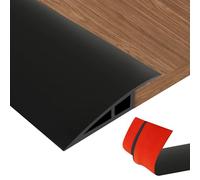 Barra per porte in PVC, profilo di transizione, autoadesiva, compensazione dell'altezza di 5 - 10 mm, listello di transizione per il collegamento di fughe e soglia del tappeto, piastrelle per