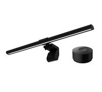 Barra per schermo a LED, 17,5 pollici, nera, con clip, con telecomando per affaticamento degli occhi, CRI ultra elevato> 95 per progettazione grafica, controllo touch, alimentazione USB, dimmerabile e