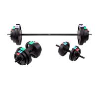 Barra per sollevamento pesi e manubri HMS SGSP60 Noir 62 kg