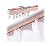 Barra per tenda da soffitto in alluminio, 400 cm, silenziosa, per cucina, resistente, facile da installare, perfetta per la decorazione della casa