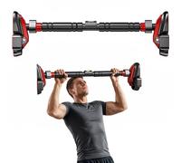Barra per trazioni da porta per palestra domestica, barra per trazioni resistente da oltre 1270 kg, barre di trazione regolabili per allenamento di forza per telaio della porta da 76-102 cm, ins