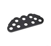 Barra per trazioni in acciaio resistente, 15 cm, colore nero | Robusta struttura in acciaio, dimensioni compatte di 15 cm, design multi-presa, include moschettone, finitura nera