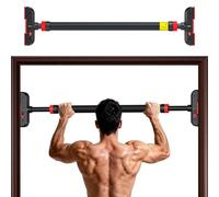 Barra per Trazioni Porta senza Viti, Sbarra Trazioni a Muro Regolabile per Ampiezza 72-110 cm, Carico 200kg, Trazioni alla Sbarra per Allenamento a Casa Esercizio, Pull Up Bar di Fitness (95-120cm)