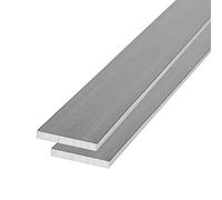 Barra piatta in acciaio inossidabile 304, materiale in metallo di grado industriale per hardware, costruzione e decorazione, confezione da 2