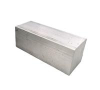 Barra piatta in alluminio, nastro, Barra quadrata in alluminio 6061 e piastra a strisce in lamiera, lunghezza 300-500 mm, spessore 3-28 mm(500X10X10MM)